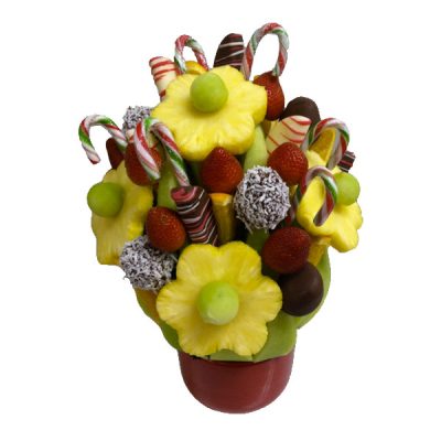 Candy Cane Lane Edible Bouquet - Orchard Berry Arrangements